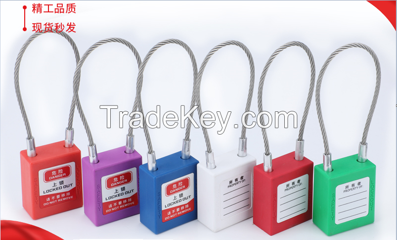 38mm Steel Shackle Loto Safety Padlock Lockout with Security Lock