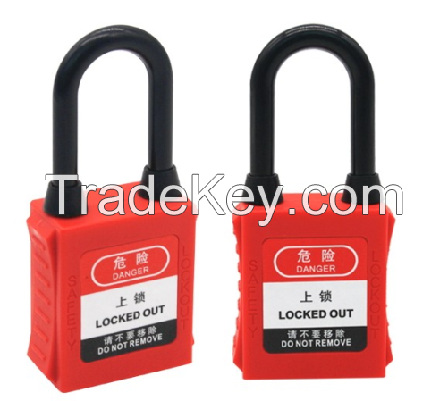 Stainless Steel Cable Industrial Safety Padlock with Master Key