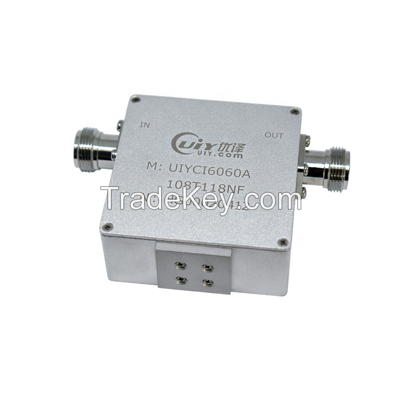 UIY Customized  5g RF Coaxial Isolator Low Frequency 108 ~ 118 MHz  