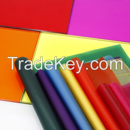 Red Color 0.38mm PVB Film for Decorative Laminated Glass