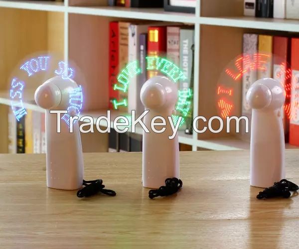 Message Mini LED Fan