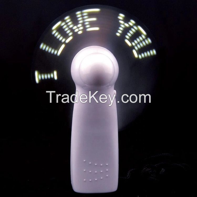 Message Mini LED Fan