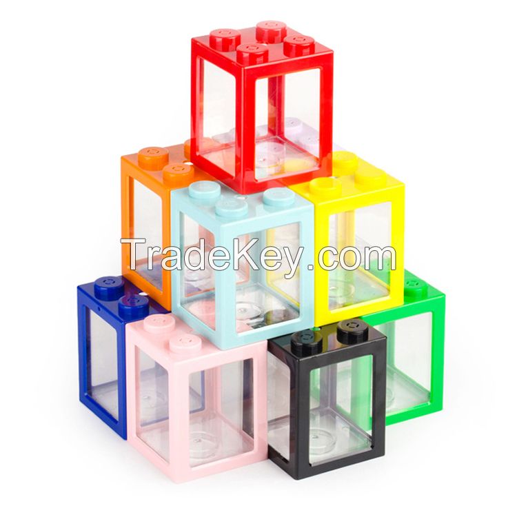 Building Blocks Ecological Tank Fish Spider Ant Small Mini Reptile Pet Box