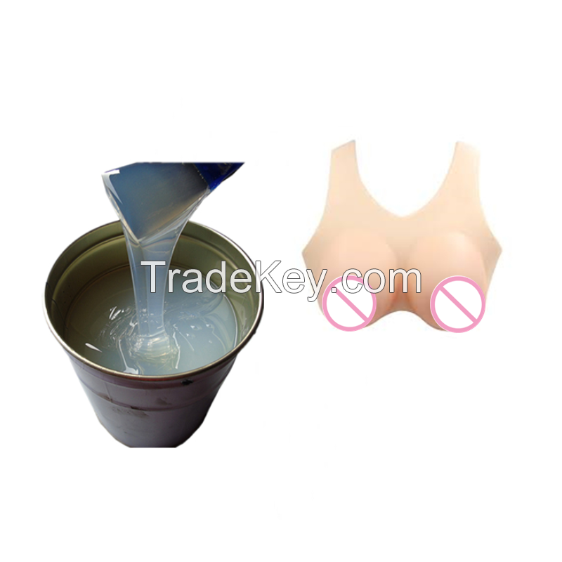 Wholesale Factory LSR Hot Sale FDA RTV-2 Liquid Platinum Cured Silicone Rubber Moldmaking For Prosthetic Breast