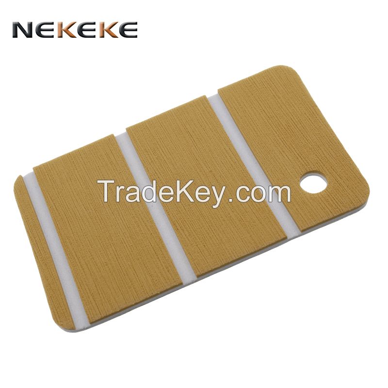 Golden Yellow + White Lines Boat Yacht EVA Deck Foam Sheet Composite