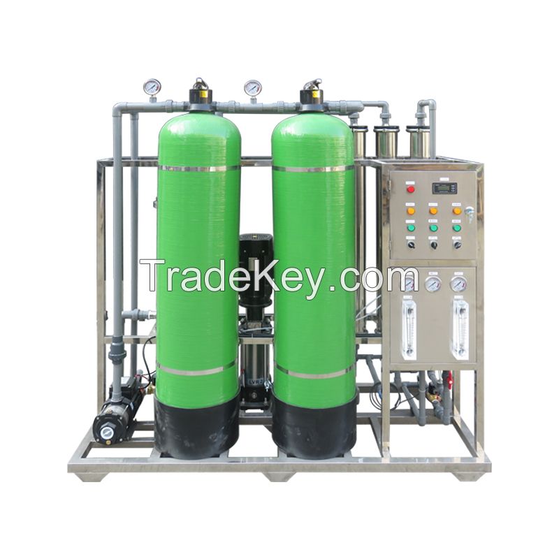 2Ton Manual/Auto/Auto Stainless Steel RO Membrane Water Purification System/Equipment 2/3Pots Household/Industrial Purifier Tool 