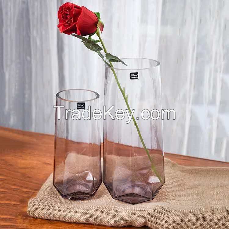 Flower glass vase