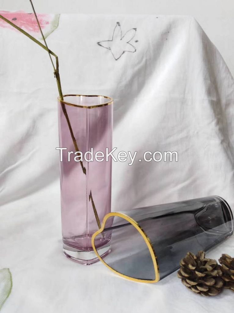 Flower glass vase