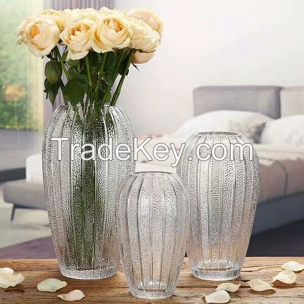 Flower glass vase China supplier