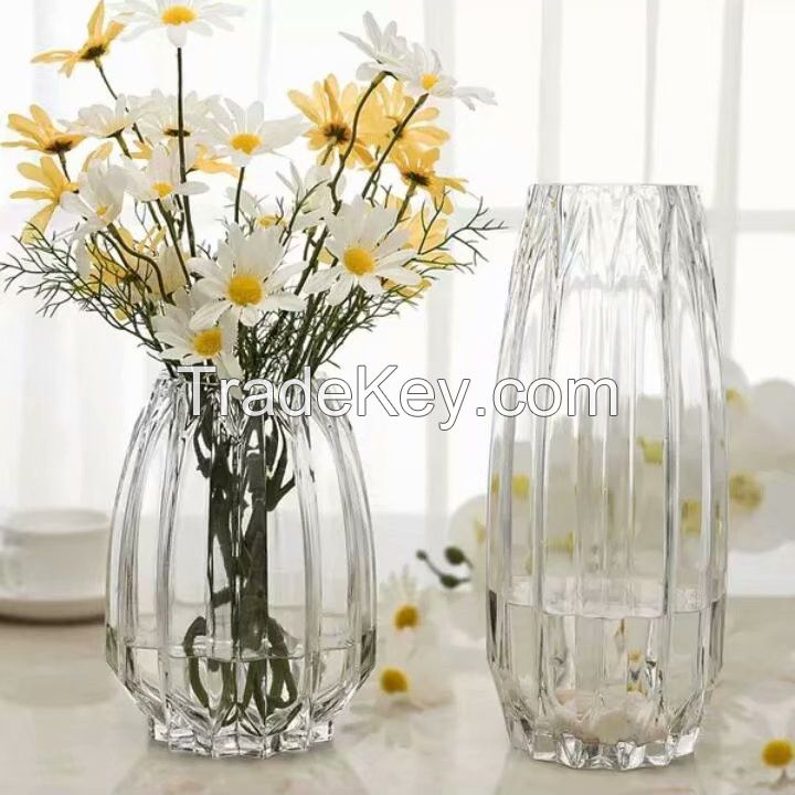 Flower glass vase China supplier