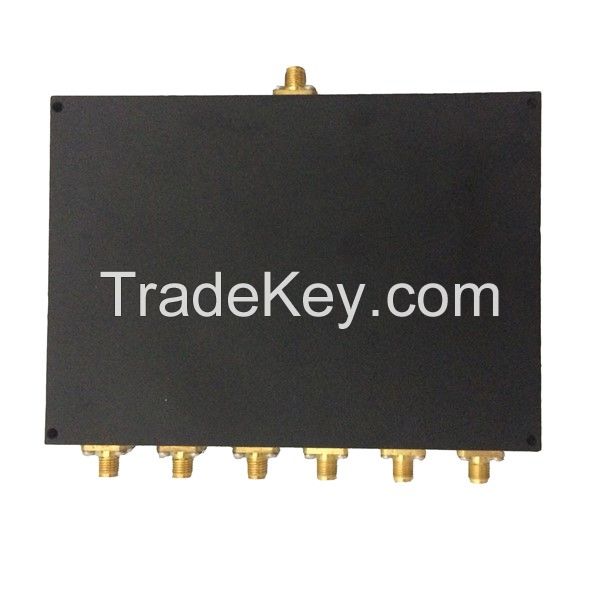 698-2700MHz 50W SMA 6 Way Power Splitter