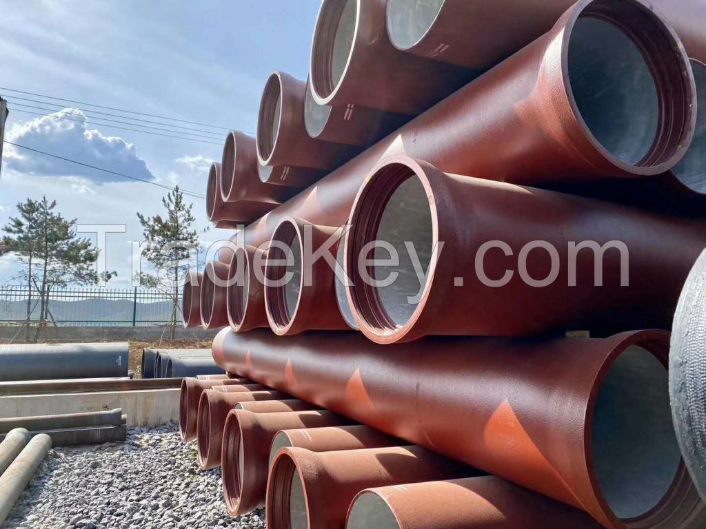 DN250~DN800 ISO2531 Ductile Cast Iron Pipe Class K9/C40/C30/C25 For water supply