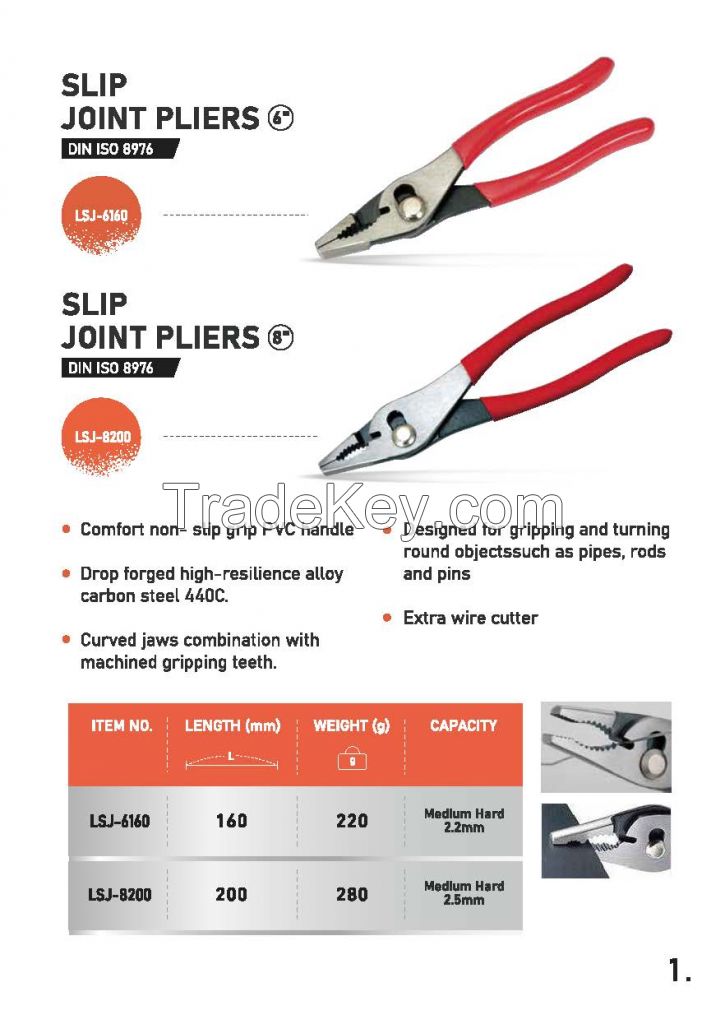 Diagonal cutting pliers / Slip Joint Pliers