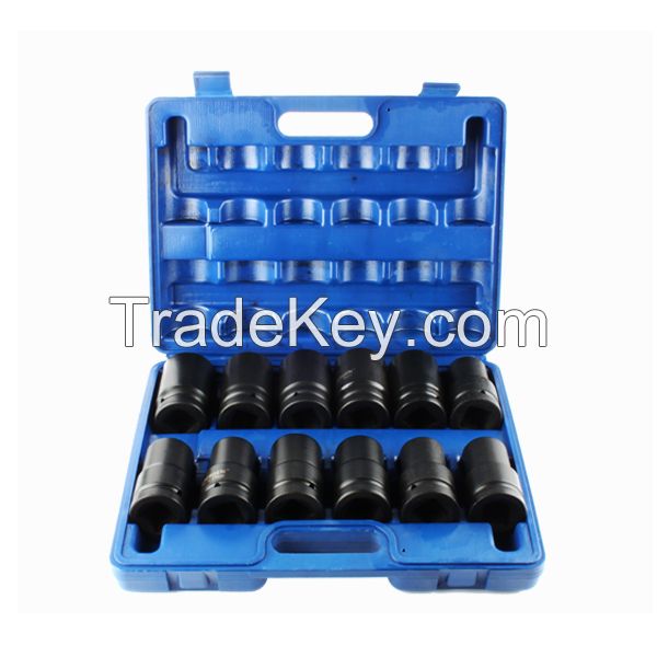 12PCS 3/4 Inch Drive Impact Deep Socket Wrench Set