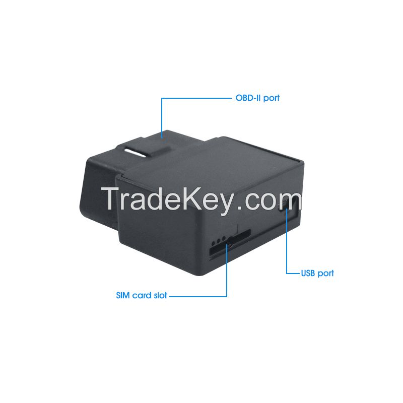 AODIHENG Hot selling products mini obd ii gps car tracker engine cut off obd gsm gps tracker mini obd gps