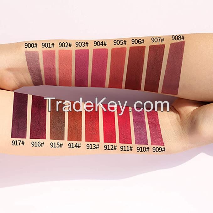 Capsule Matte Lipstick Lip Makeup Kit, Velvety Liquid Lipstick Waterproof Long Lasting Durable Beauty Cosmetics lipstick