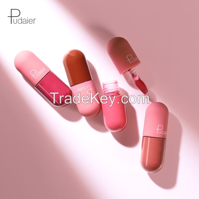 Capsule Superstay Liquid Gloss lipstick, Mini Jelly Lip Gloss Long Lasting Pigmented Moisturizing Lipsticks 