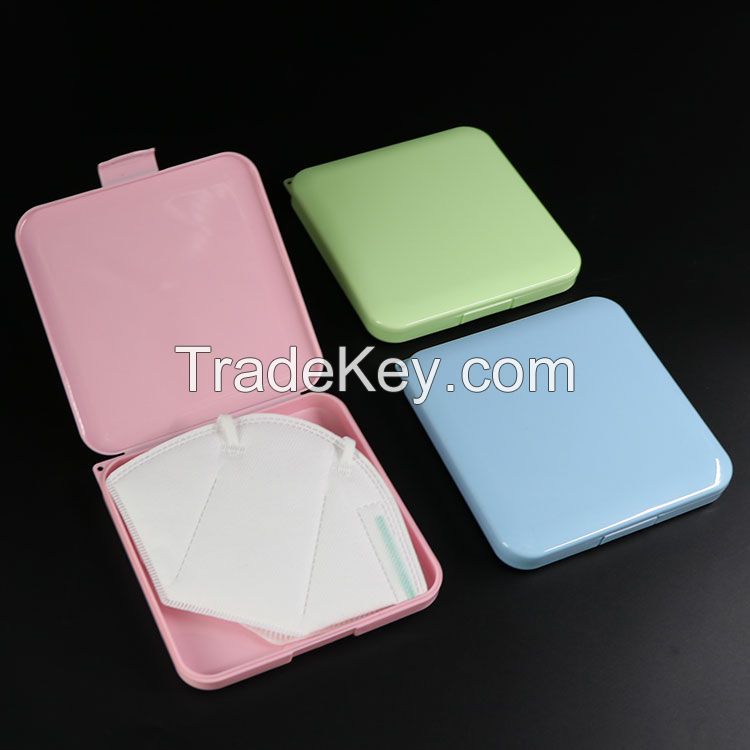 Mask Display case Holder Small Foldable Square N95 Mask Case