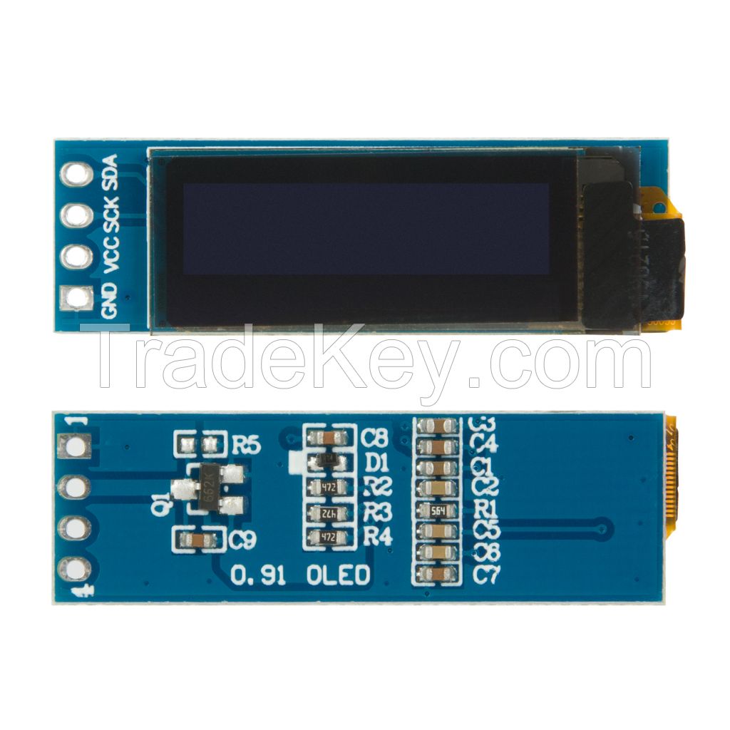 Mono Color Screen IIC/SPI SSD1306 0.91&quot; Inch Module Display 128x32 Oled 0.91