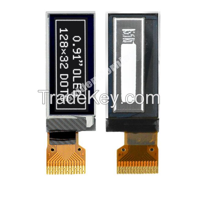 Shenzhen Factory White SSD1306 128X32 0.91&#039;&#039; Inch I2C OLED 0.91 OLED Display 