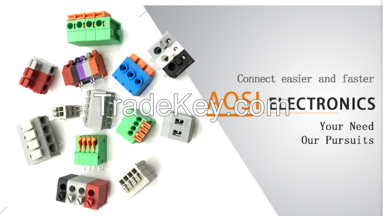 Replace ANYTAK HB SINGLE5.0 push button terminal block 5.0mm pitch ballast pcb terminal block connection