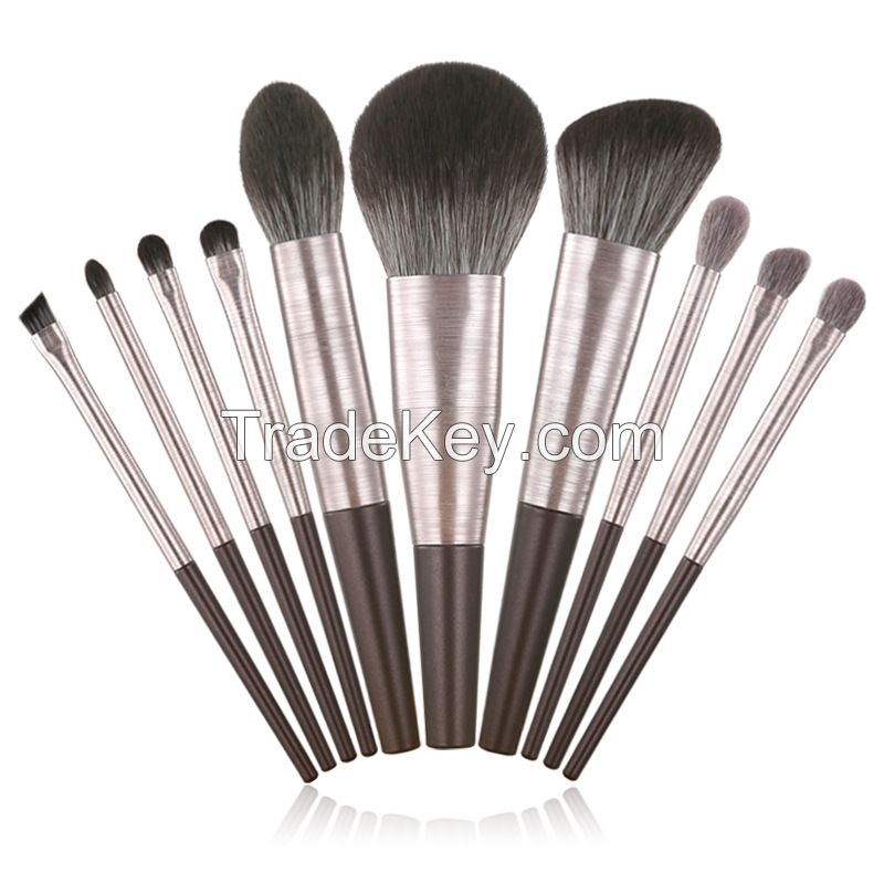 Beautiful fashion 10 pcs brush set