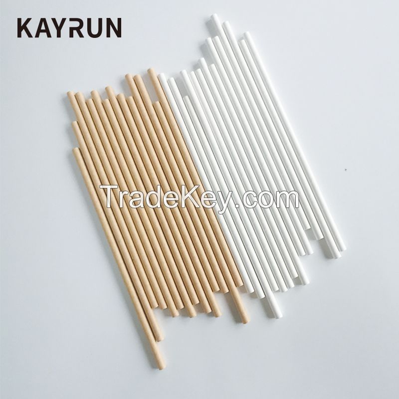 Hot Sale Cheap Customized Disposable Biodegradable Eco Friendly Bubble Tea Brown Kraft Paper Straws