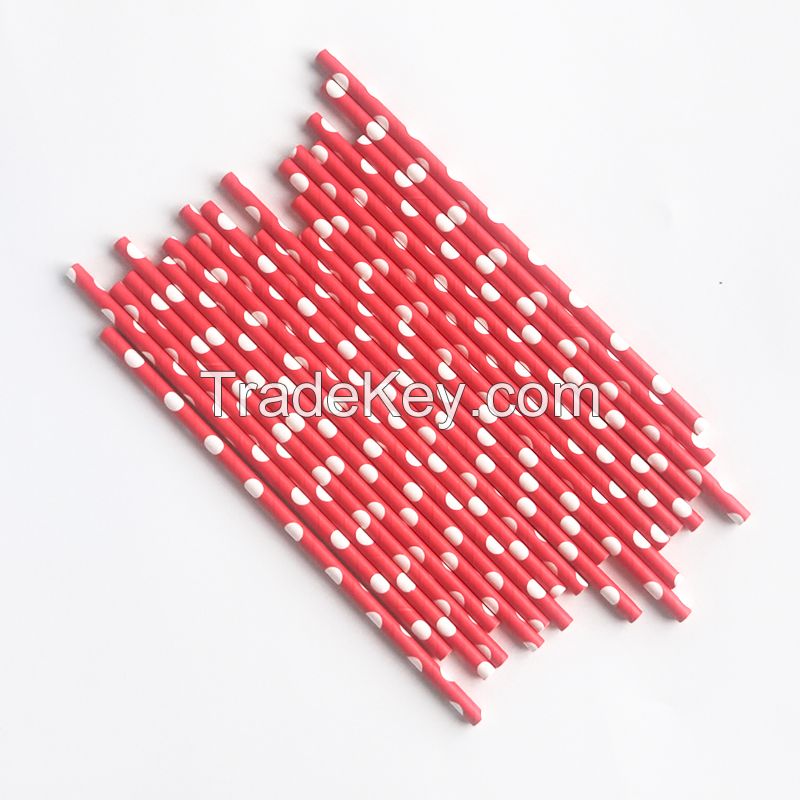 Best Sellers Beautiful Flower Cheap Wedding Paper Drinking Straw Packing 