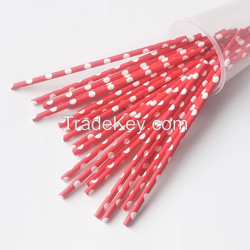 Best Sellers Beautiful Flower Cheap Wedding Paper Drinking Straw Packing 