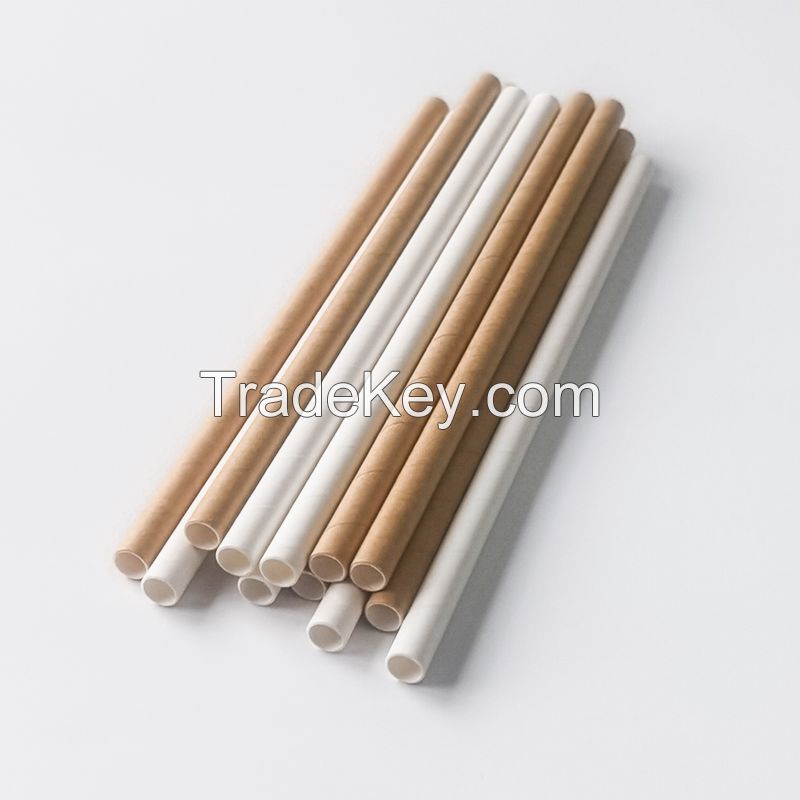 China Factory OEM ODM Brand Logo Printed Paper Straw With Custom 