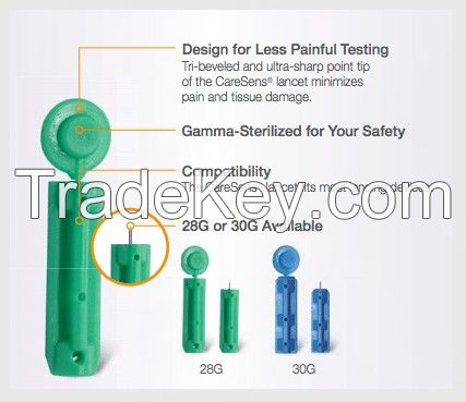 Plastic Twist Top Blood Lancet 28g with Ce ISO FDA Certificate