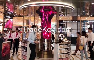 Customized Flexible LED Display P4 Indoor Trumpet Creative LED Screen