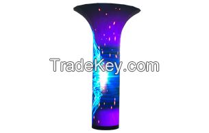 Customized Flexible LED Display P4 Indoor Trumpet Creative LED Screen