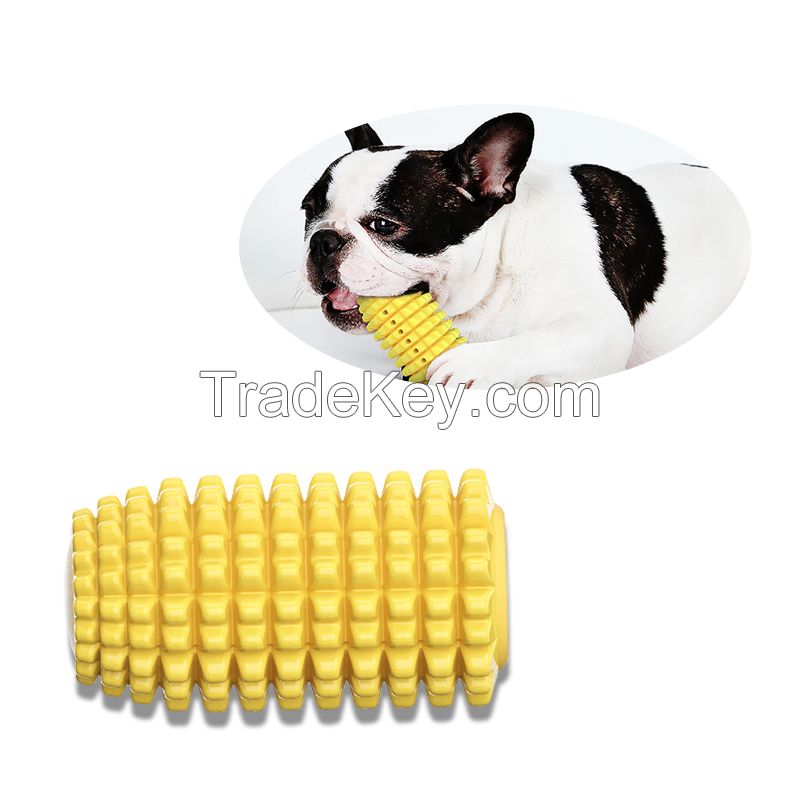 Long Lasting Safe Durable Corn Shaped Pet Dog Teeth Cleaning Toy