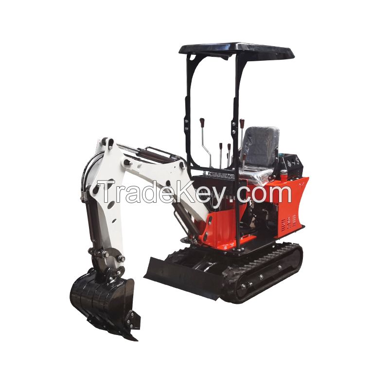 Cheap excavator small digger crawler type excavator 0.8ton 1 ton for sale 