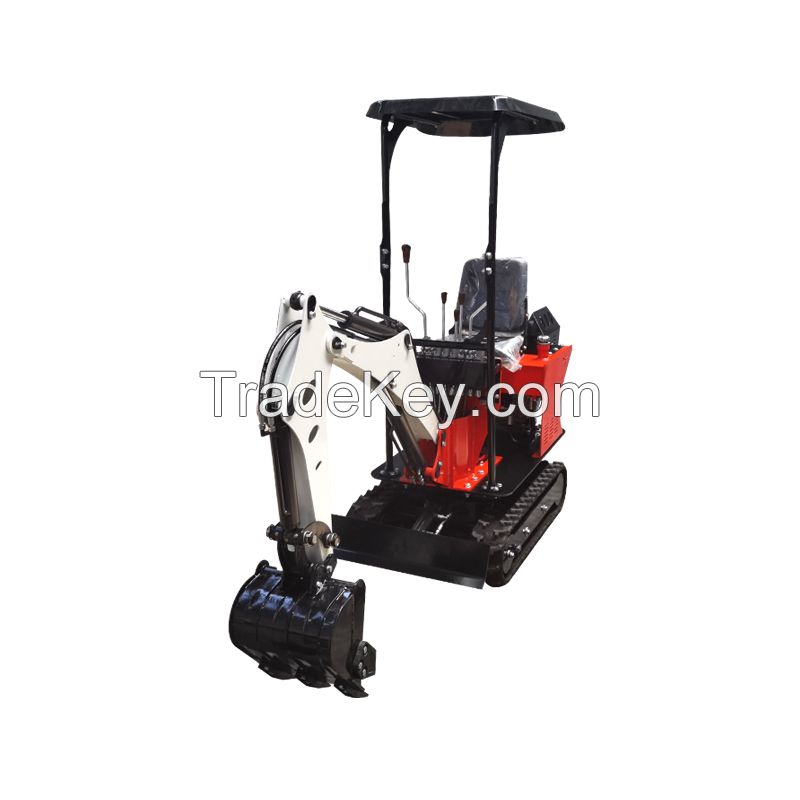 Cheap excavator small digger crawler type excavator 0.8ton 1 ton for sale 