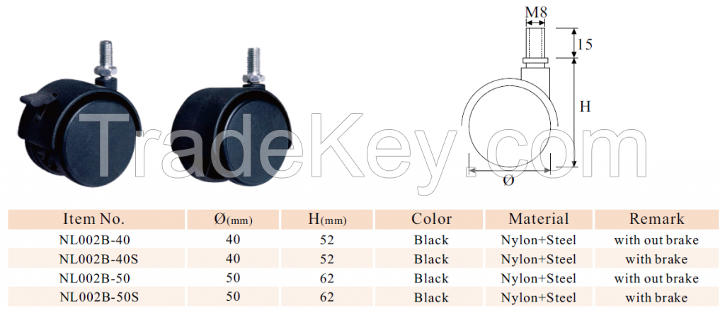  Nylon Caster