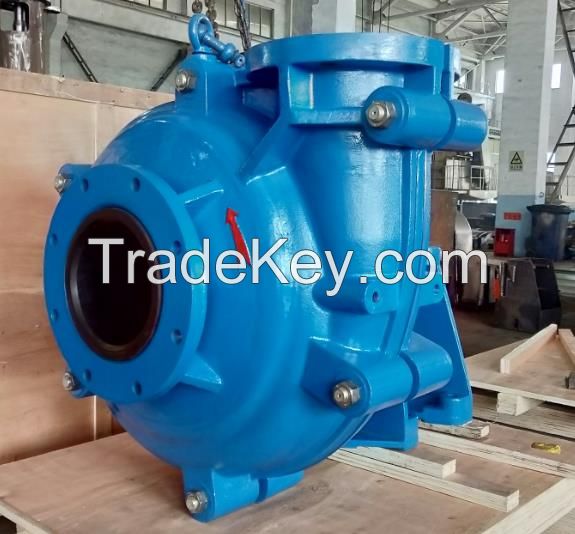 Heavy duty industrial anti-abrasive rubber sand slurry pumps