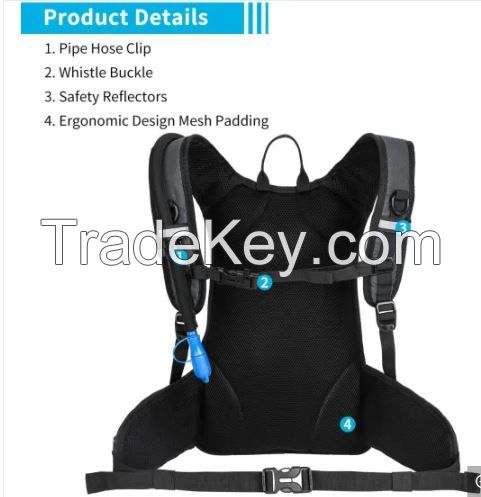 High Quality Backpack with 2L Water Bladder Hydration Backpack