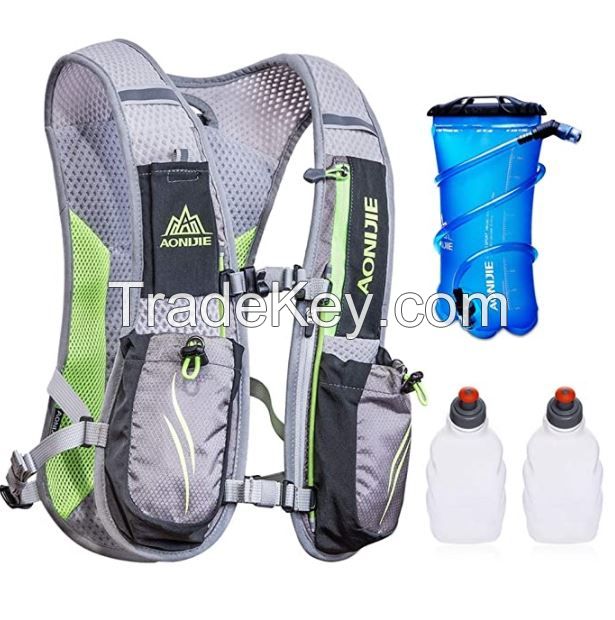 Marathon Running Hydration backpack Vest with 2L Bladder