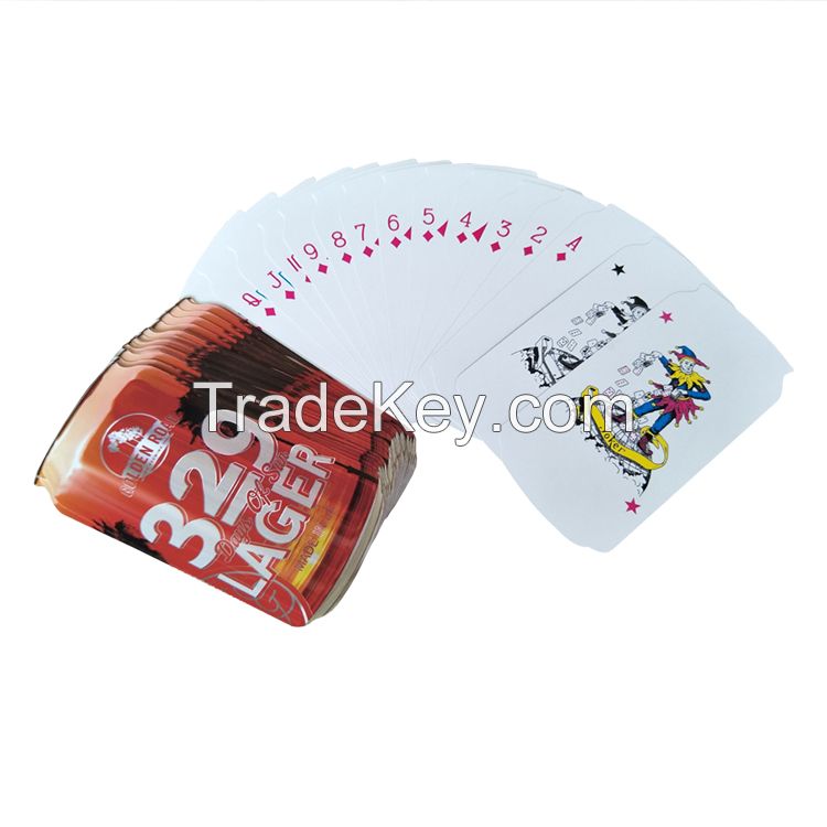 JP116 Advertising Playing Cards With Irregular Shape