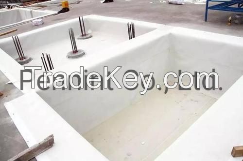 Pre-applied HDPE waterproofing membrane for basement building materials