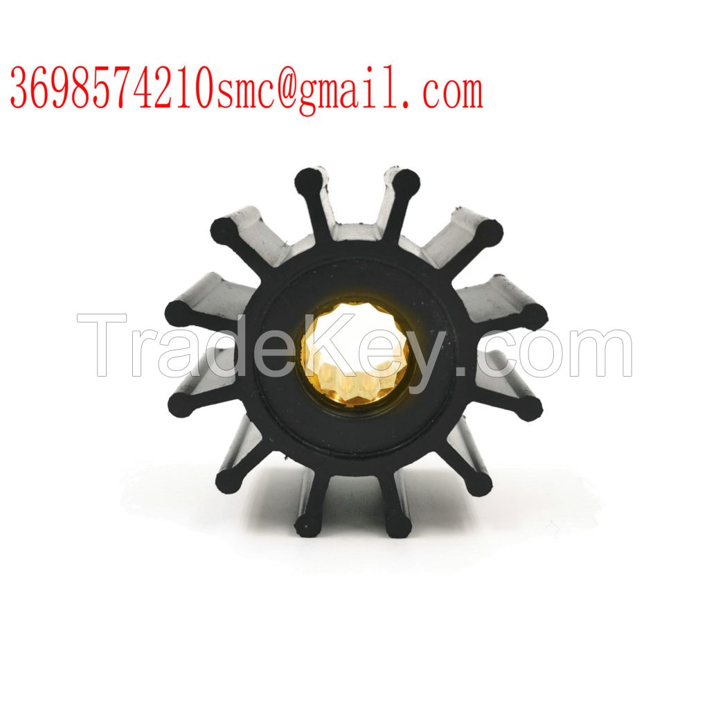 Flexible rubber impeller for water pump jabsco