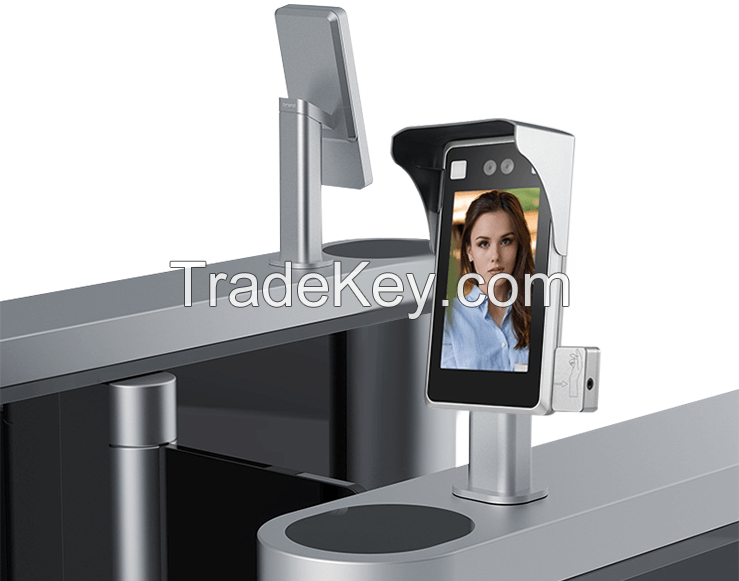 Face recognition wrist temperature measurement and access control inte