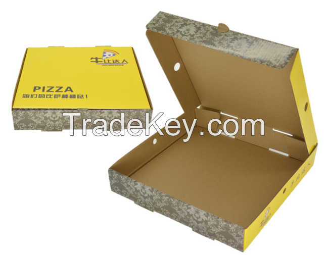 WHOLESALE PIZZA BOXES , Pizza Carton Custom Printed Corrugated Paper Packaging Cheap Pizza Box