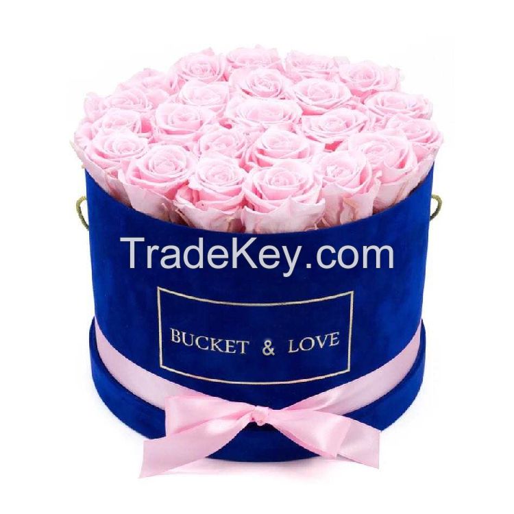 Wholesale round shape flower boxes