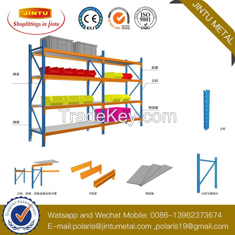 Anti Corrosive Metal Warehouse Racking with CE Certification