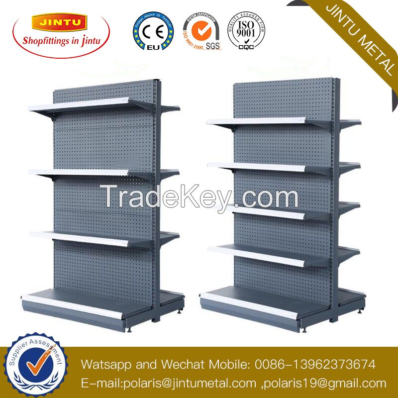 Double-Side Display Rack Supermarket Shelf Gondola Shelving