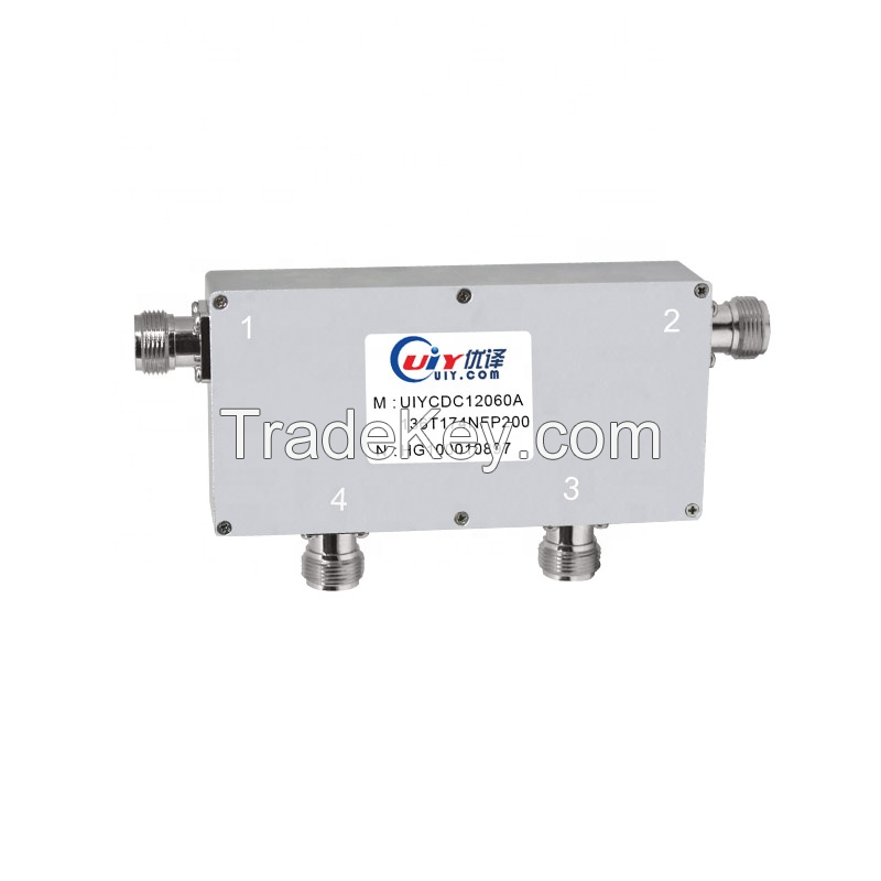 Top Quality Customized RF Circulator 4 Port Dual Junction Circulator N Female connector 