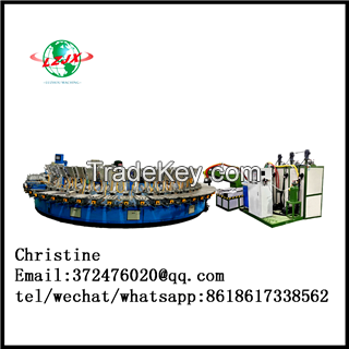 full automatic pu shoe sole making machine footwear pouring production